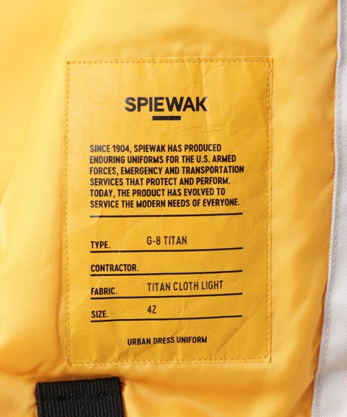 URBAN RESEARCH（アーバンリサーチ）の「SPIEWAK　G-8 TITAN（その他アウター・メンズ・Cool Gray/BLACK/SAGE・40/42）」の16枚目の写真