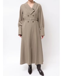 LAGUNAMOON | アシンメトリーカラーナローフレアワンピース(ワンピース)