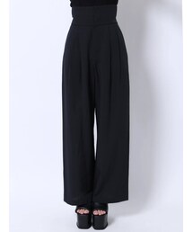 EMODA | スーパーハイウエストワイドパンツ(その他パンツ)