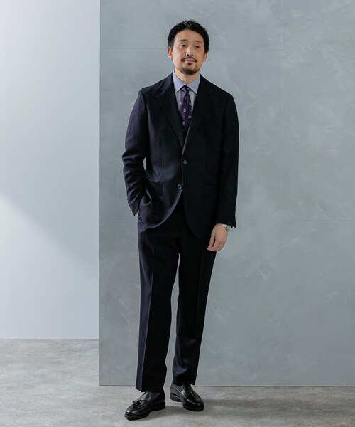 URBAN RESEARCH DOORS(アーバンリサーチドアーズ)の「LIFE STYLE TAILOR フラノパンツ(スラックス・メンズ・GRAY-CH/NAVY・44/46/48/50)」の20枚目の写真