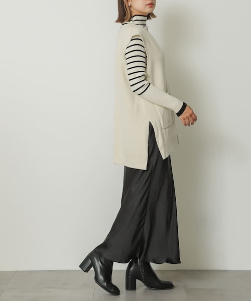 SENSE OF PLACE by URBAN RESEARCH(センスオブプレイスバイアーバンリサーチ)の「サテンナロースカート(スカート・レディース・L.BLUE/IVORY/ORANGE/SILVER/BLACK・S/M)」の22枚目の写真