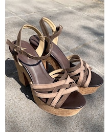 dazzlin | コルクヒールサンダル(サンダル)