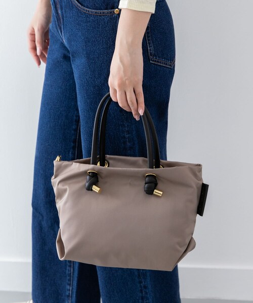 URBAN RESEARCH Sonny Label（アーバンリサーチサニーレーベル）の「VIOLAd’ORO　BIANCA V-2174（ハンドバッグ・レディース・taupe×blk/blk×taupe/pinkbeige・one）」の4枚目の写真