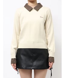 EMODA | レイヤードシャツニット(シャツ/ブラウス)