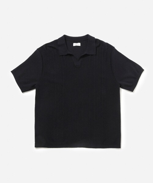Saturdays NYC(サタデーズ ニューヨークシティ )の「Alex Skipper Polo SS Sweater(その他トップス・メンズ・ブラック/グレー/ラベンダー・L/M/S/XL/XS)」の5枚目の写真