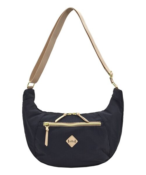 nissen（ニッセン）の「anello GRANDE（アネログランデ）RETROPOP ショルダーバッグ （Ａ５対応）（ショルダーバッグ・メンズ・ブルーグレー/ブラック/ダークオレンジ/ライトベージュ/マスタード/ネイビー・Y）」の4枚目の写真