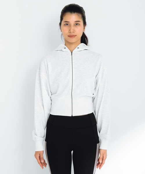 URBAN RESEARCH Sonny Label（アーバンリサーチサニーレーベル）の「SLAB　Short Zip Parka（パーカー・レディース・オフ/オートミール/杢グレー・FREE）」の21枚目の写真