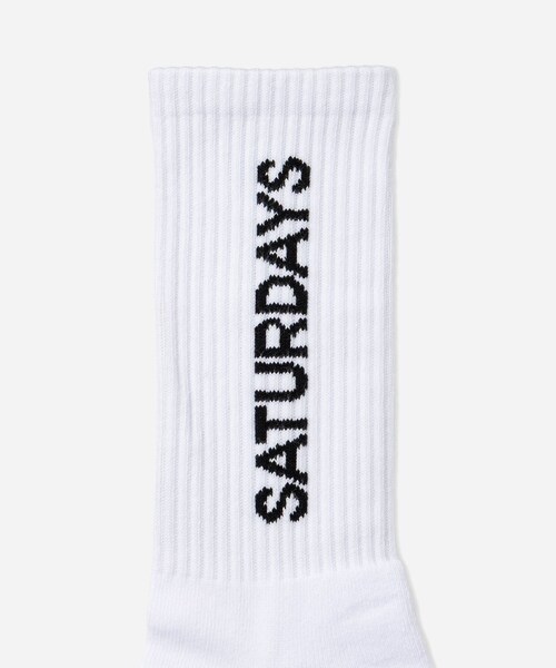 Saturdays NYC(サタデーズ ニューヨークシティ )の「Logo Socks(ソックス/靴下・レディース・ブラック/ホワイト・F)」の21枚目の写真