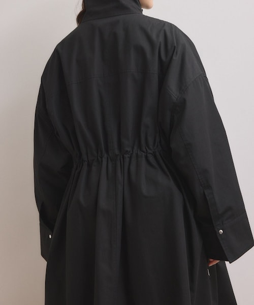 ADAM ET ROPE'(アダムエロペ)の「【WEB限定】・【サステナブル】スタンドカラーロングモッズコート(モッズコート・レディース・ブラック/オフホワイト/ブラウン系・F)」の21枚目の写真