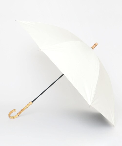 URBAN RESEARCH(アーバンリサーチ)の「晴雨兼用バンブーアンブレラ(長傘・レディース・WHITE/BLUE/BLACK・-)」の7枚目の写真