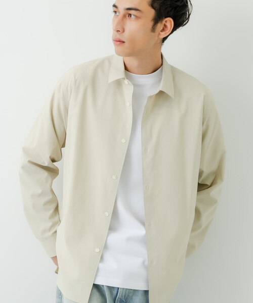 URBAN RESEARCH（アーバンリサーチ）の「Typewriter Washed Shirts（シャツ/ブラウス・メンズ・OFF/BEIGE/BROWN/NAVY・M/L）」の21枚目の写真