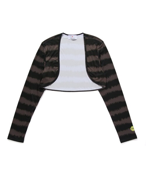 ROPE'(ロペ)の「【UV】【吸水速乾】タイダイボーダー長袖ボレロ(その他トップス・レディース・ブラック/ネイビー/オレンジ・F)」の20枚目の写真