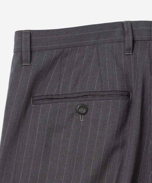 Saturdays NYC(サタデーズ ニューヨークシティ )の「George Herringbone Stripe Two Tuck Pant(その他パンツ・レディース・ブラック/グレー・L/M/S/XL)」の13枚目の写真