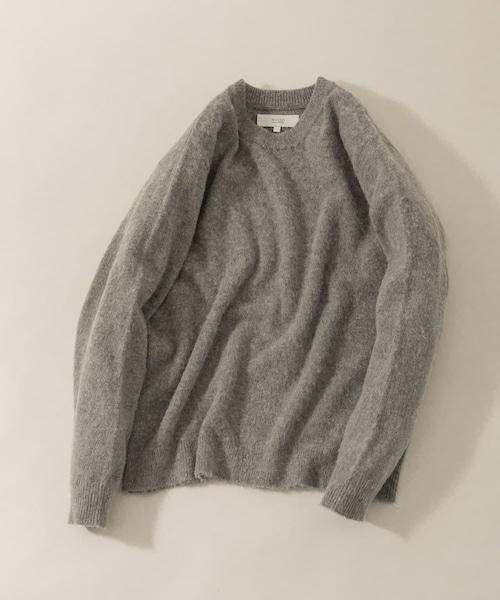 URBAN RESEARCH ROSSO（アーバンリサーチロッソ）の「『XLサイズあり』ウールシャギーニット（ニット/セーター・メンズ・KHAKI/IVORY/GREIGE/GRAY/NAVY/BLACK・S/M/L/XL）」の4枚目の写真