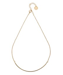 LAGUNAMOON | カーブパーツショートネックレス(ネックレス)