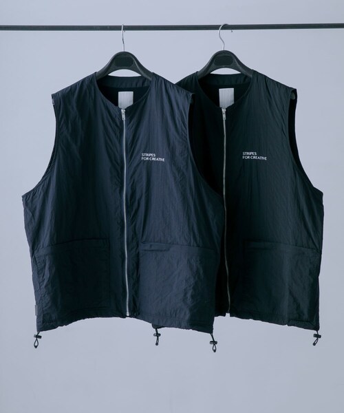 URBAN RESEARCH（アーバンリサーチ）の「SFC　STITCHED  ZIP VEST（ベスト・メンズ・Navy/Black・L/XL/XXL）」の8枚目の写真