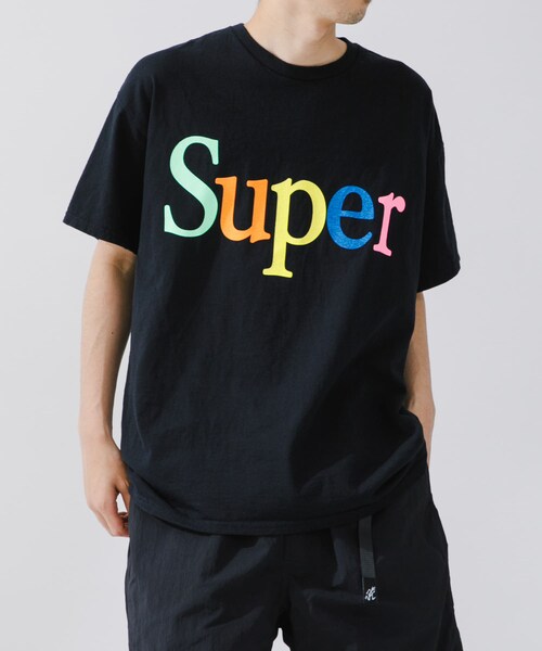 URBAN RESEARCH（アーバンリサーチ）の「SUPERMARKET　SMアップルTシャツ（Tシャツ/カットソー・メンズ・WHITE/ASH/BLACK/CHARCOAL・L/XL）」の18枚目の写真