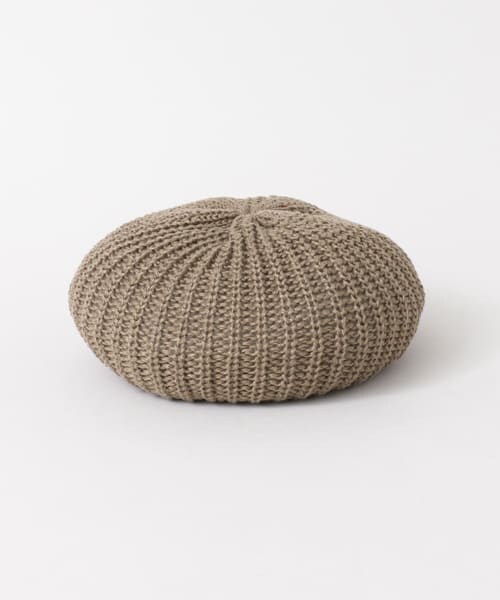 URBAN RESEARCH DOORS(アーバンリサーチドアーズ)の「DOORS import LINEN KNIT BERET∴(ハンチング/ベレー帽・レディース・LI64M/LI66M/LI55U・FREE)」の2枚目の写真