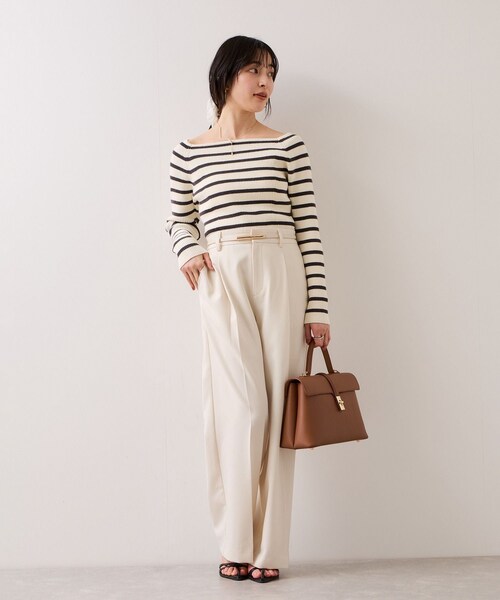 VIS（ビス）の「ひねり金具ワンハンドルバッグ/2WAY,軽量（ハンドバッグ・レディース・ブラック系/グレー系/ベージュ/ブラック/キャメル・F）」の13枚目の写真