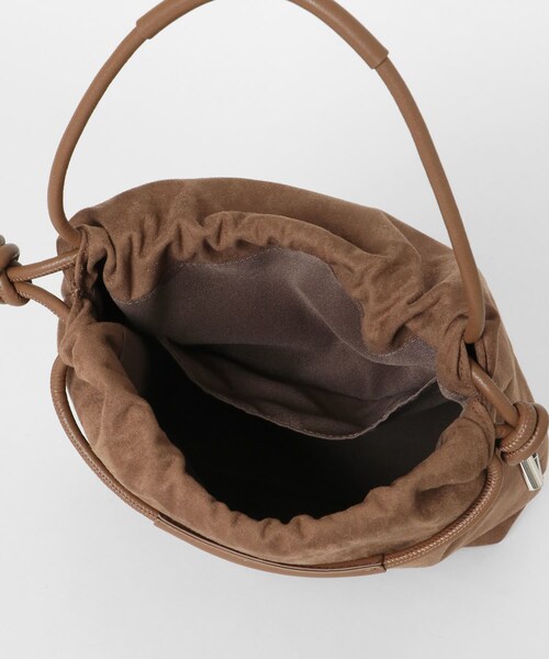 SENSE OF PLACE by URBAN RESEARCH（センスオブプレイスバイアーバンリサーチ）の「マチツキキンチャクバッグ（ハンドバッグ・レディース・BROWN/BEIGE/L.PINK・One）」の14枚目の写真