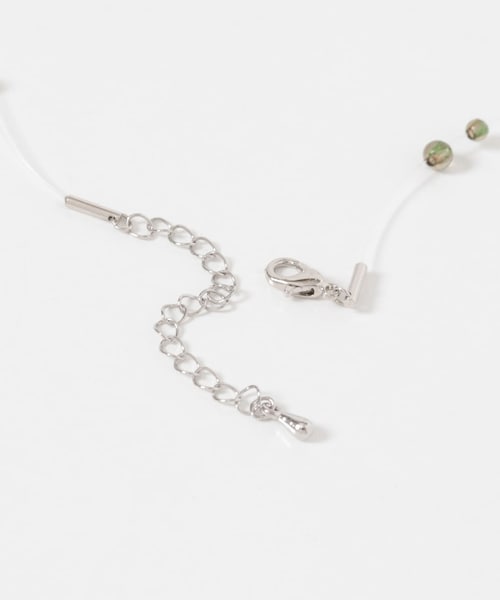 KBF（ケイビーエフ）の「シズクネックレス（ネックレス・レディース・CLEAR/KHAKI・One）」の14枚目の写真