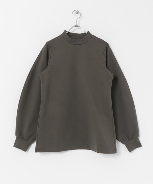 THE GOODLAND MARKET（ザグッドランドマーケット）の「『別注』MIDIUMISOLID×TGM　Recycled polyester PULLOVER（Tシャツ/カットソー・レディース・L.Beige/C.Gray/BLACK・one）」の12枚目の写真