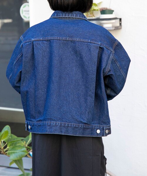 URBAN RESEARCH DOORS（アーバンリサーチドアーズ）の「FORK&SPOON　JFデニムジャケット（デニムジャケット・レディース・ONEWASH/USED・1）」の6枚目の写真