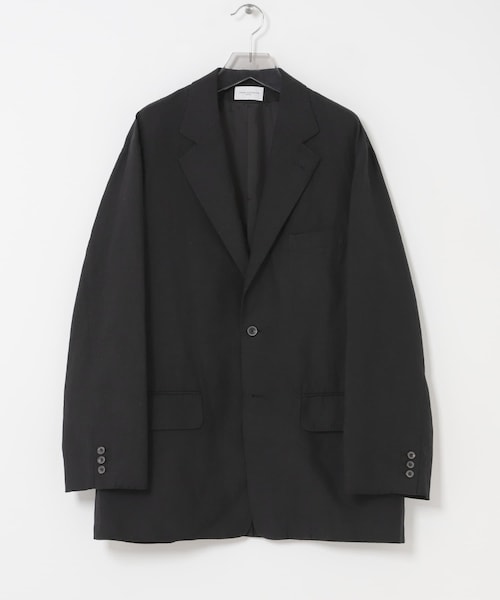 URBAN RESEARCH(アーバンリサーチ)の「new basic WOOL LINEN SINGLE JACKET(テーラードジャケット・メンズ・BLACK・M/L/XL)」の1枚目の写真