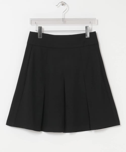 URBAN RESEARCH（アーバンリサーチ）の「Studio Doe　Wool Wide Pleated Midi Skirt（スカート・レディース・IVORY/BLACK・M/S）」の2枚目の写真