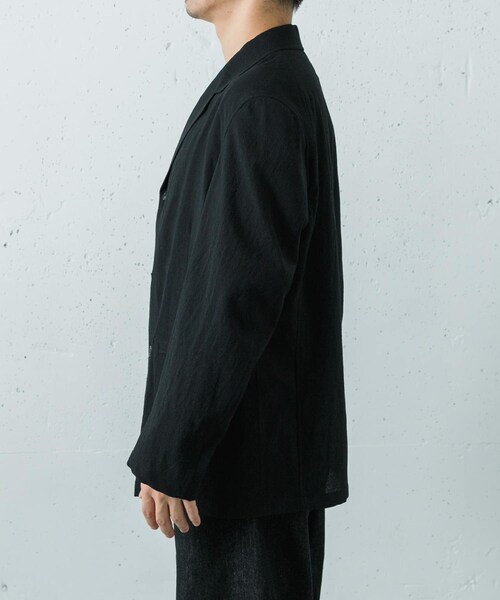 URBAN RESEARCH（アーバンリサーチ）の「Product Twelve　TECHNO WOOL WORK JACKET（テーラードジャケット・メンズ・BLACK・2/3）」の5枚目の写真