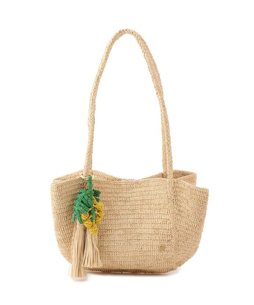 ADAM ET ROPE'（アダムエロペ）の「【J'aDoRe・店舗限定】【MAISON N.H PARIS（メゾンエヌアッシュパリ）】CROISSANT CHARM（かごバッグ・レディース・キナリ・F）」の9枚目の写真