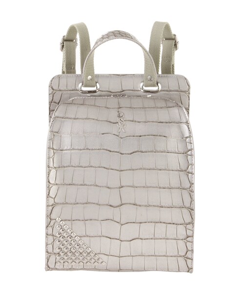 RUNWAY channel SELECTION（ランウェイチャンネルセレクション）の「【RESEXXY】RSXパーツミニリュック(CROCO)（ハンドバッグ・レディース・ブラック/レッド/その他3/シルバー・F）」の4枚目の写真