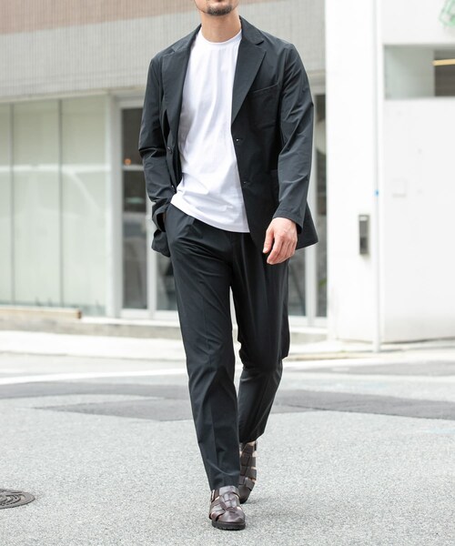 URBAN RESEARCH ROSSO（アーバンリサーチロッソ）の「『XLサイズあり』クールキープセットアップ（セットアップ・メンズ・NAVY/BLACK/LIGHT GRAY/BEIGE・S/M/L/XL）」の5枚目の写真