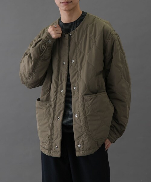 URBAN RESEARCH DOORS(アーバンリサーチドアーズ)の「FORK&SPOON SORONAリバーシブルブルゾン(ブルゾン・メンズ・BLACK/KHAKI/BEIGE・4/5)」の3枚目の写真