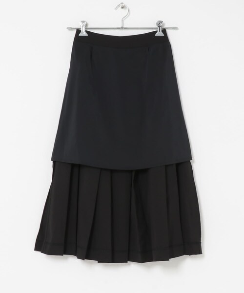 URBAN RESEARCH ROSSO（アーバンリサーチロッソ）の「プリーツミディスカート（スカート・レディース・BLACK/GRAY・Free）」の6枚目の写真