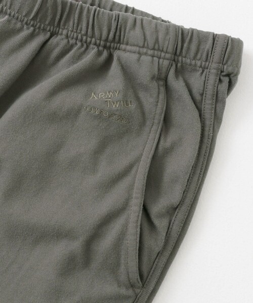 URBAN RESEARCH Sonny Label（アーバンリサーチサニーレーベル）の「ARMY TWILL　Heavy Jersey Pants（スウェットパンツ・メンズ・BLACK/KHAKI・M/L）」の13枚目の写真