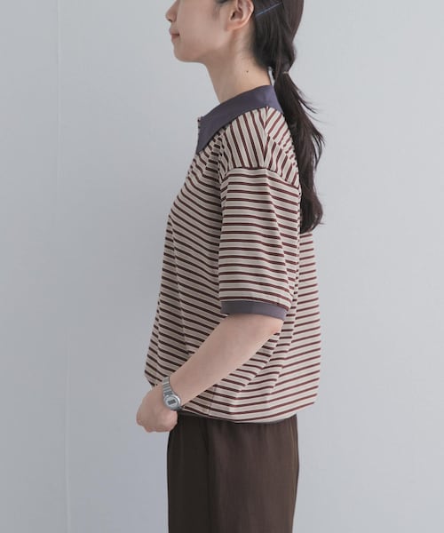 URBAN RESEARCH DOORS(アーバンリサーチドアーズ)の「『別注』STAR&STRIPE×DOORS MULTI POLO(ポロシャツ・レディース・GRAY/BROWN・One)」の6枚目の写真