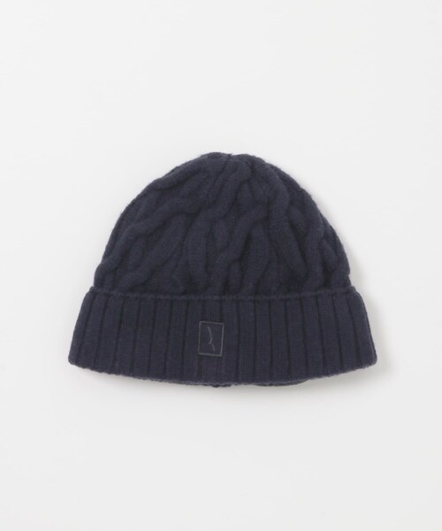 THE GOODLAND MARKET（ザグッドランドマーケット）の「AIGLE　ケーブルニットビーニー（ニットキャップ/ビーニー・レディース・SABLE/EMPIRE/POPPY・one）」の2枚目の写真