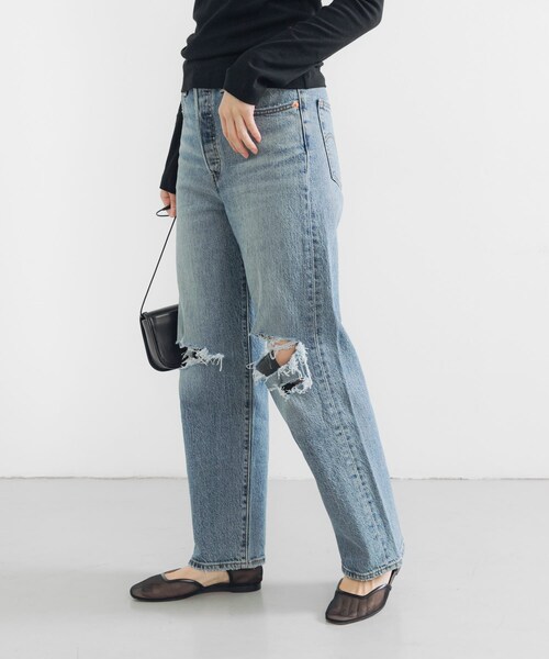 URBAN RESEARCH（アーバンリサーチ）の「Levi’s　Exclusive RIBCAGE STRAIGHT ANKLE（デニムパンツ・レディース・Q MOTHER・26/27/28）」の10枚目の写真