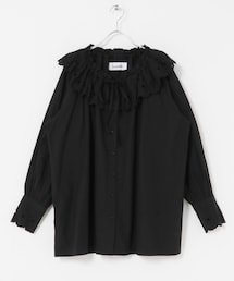 URBAN RESEARCH Sonny Label | sara mallika　コットンスカラップカラーブラウス(シャツ/ブラウス)