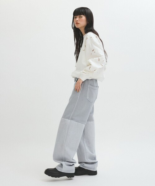 ADAM ET ROPE'(アダムエロペ)の「【HUNTER for ADAM ET ROPE'】別注 LOAFER MULE(レインシューズ・レディース・ブラック/キナリ・23/24/25)」の18枚目の写真