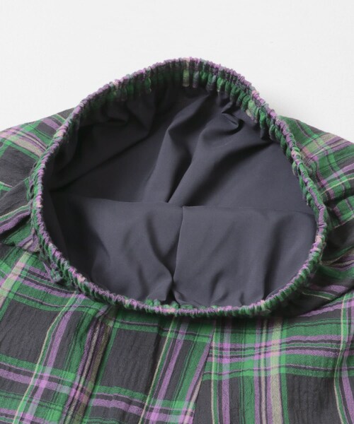 ITEMS URBANRESEARCH（アイテムズ アーバンリサーチ）の「チェック切替えスカート（スカート・レディース・GRN/PPL・Free）」の10枚目の写真