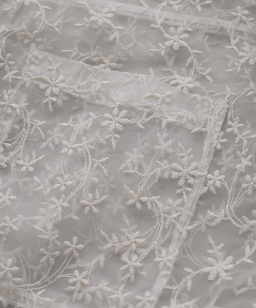 VIS（ビス）の「刺しゅうレースオーバーシャツ（シャツ/ブラウス・レディース・キナリ系・F）」の18枚目の写真