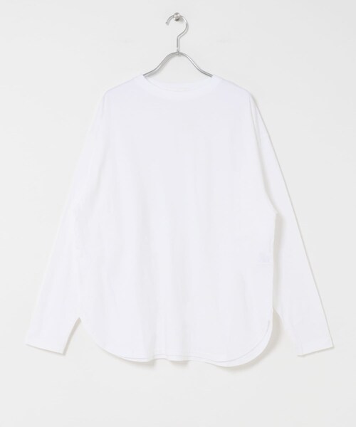 かぐれ（カグレ）の「コットンクルーネックカットソー（Tシャツ/カットソー・レディース・OFF/BLACK/BROWN・Free）」の8枚目の写真