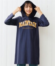 nissen | 大きいサイズデザインいろいろ選べる綿混プリントカットソーチュニック(チュニック)