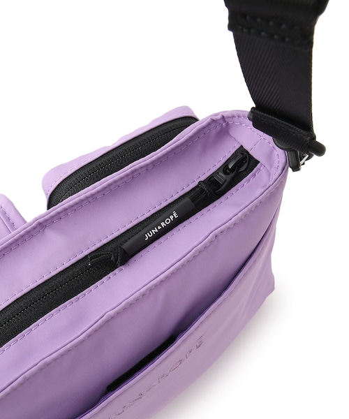 ROPE'（ロペ）の「【OUTDOOR PRODUCTS】別注3WAYサコッシュ（ショルダーバッグ・レディース・ブラック/ベージュ/パープル・F）」の19枚目の写真