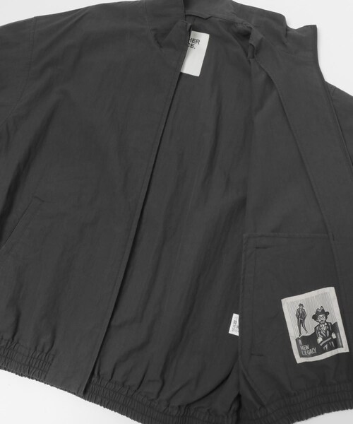URBAN RESEARCH（アーバンリサーチ）の「ANOTHER OFFICE　LIBRARY TRACK JACKET（ブルゾン・メンズ・CHARCOAL・2/3）」の9枚目の写真