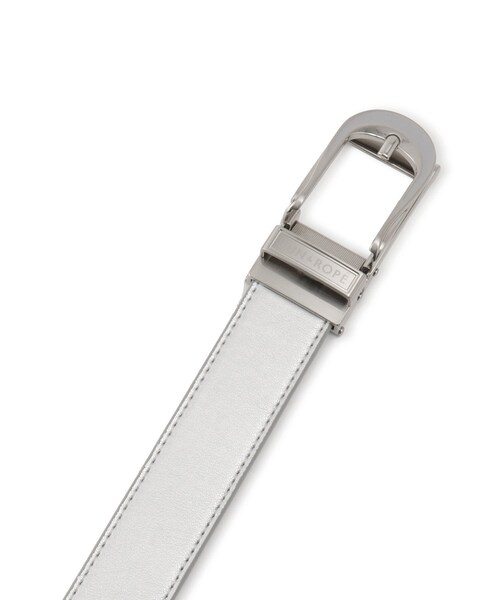 ROPE'（ロペ）の「エンボスロゴ　スライドベルト（ベルト・レディース・ブラック/ホワイト/シルバー・F）」の5枚目の写真