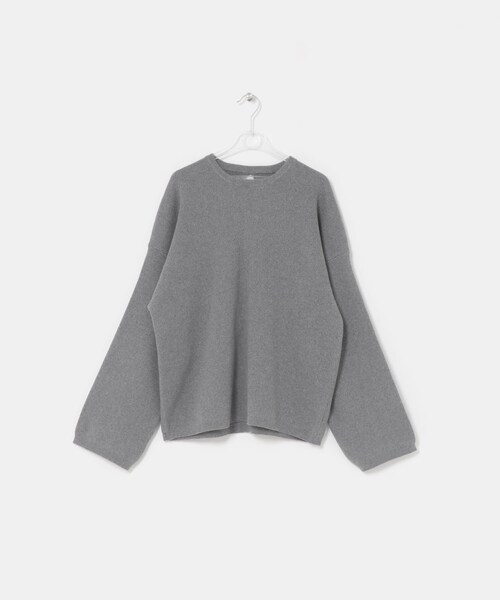 LAATO(ラート)の「crew neck soft knit(ニット/セーター・レディース・バター/ネズミ・Free)」の10枚目の写真