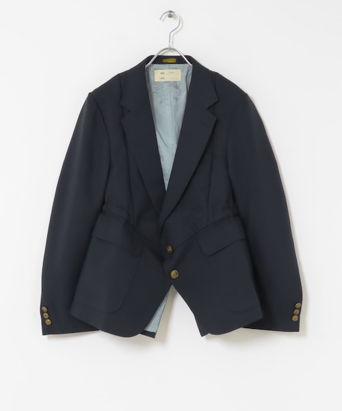THE GOODLAND MARKET（ザグッドランドマーケット）の「77circa　make v shape navy blazer jacket（テーラードジャケット・レディース・navy1/navy2/navy3/navy4・one）」の2枚目の写真